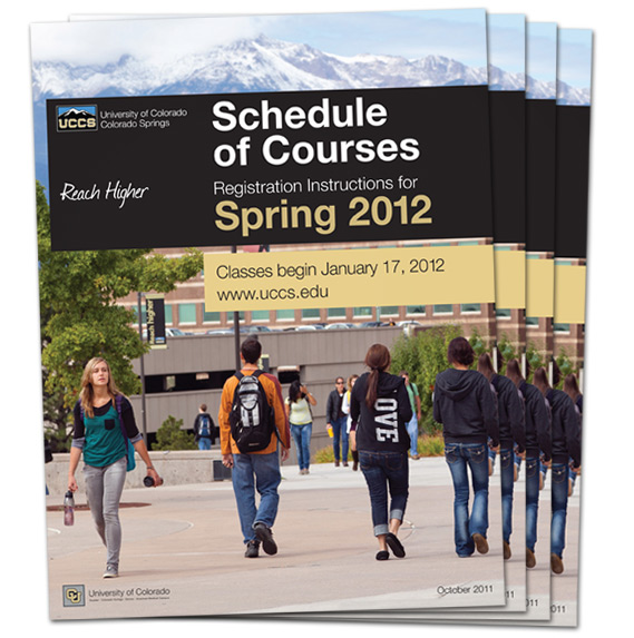 UCCS Schedule of Courses cover artwork