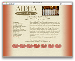 alphasalon.com Screenshot